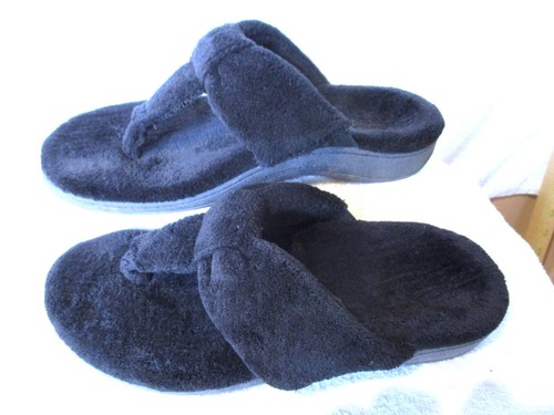 Vionic black faux - 40, fur